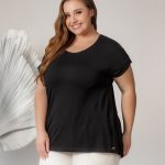 BLUSA COM PUNHO NA MANGA