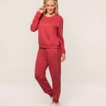 BLUSÃO EM CRAFT - CALÇA EM CRAFT COM PUNHO