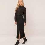 BLUSA GOLA LUREX - SAIA MIDI ROMA