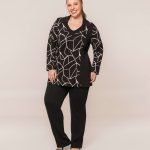 BLUSA DECOTE "V" COM RECORTE NA LATERAL