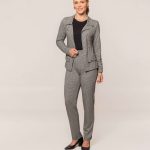 BLAZER COM LAPELA - CALÇA PIED COQ