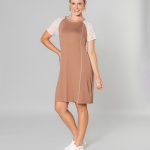 Vestido Raglan Manga Listrada
