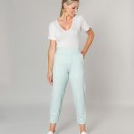 Blusa V Tricot Linen Pantacourt Craft Pregas